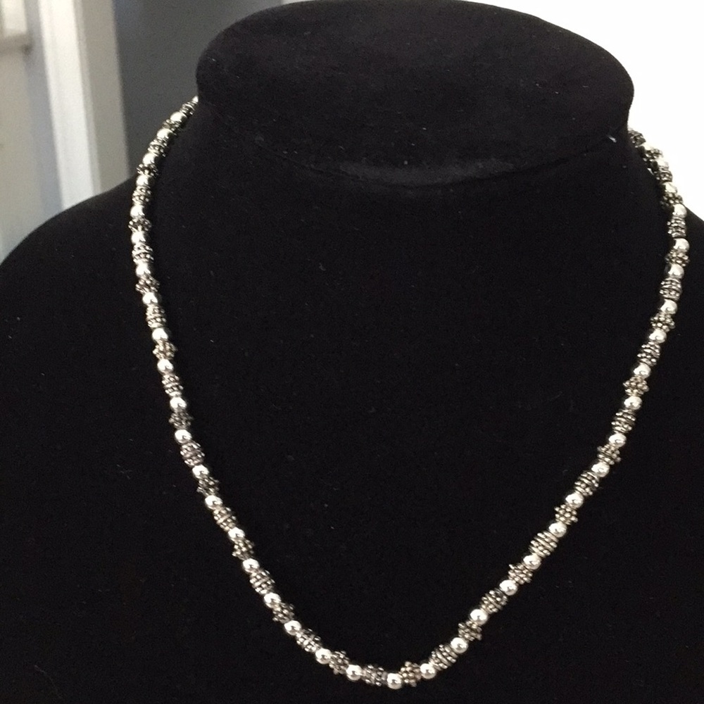 Silvertone Napier necklace
